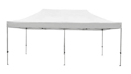 Nůžkový stan 3x6, bílý